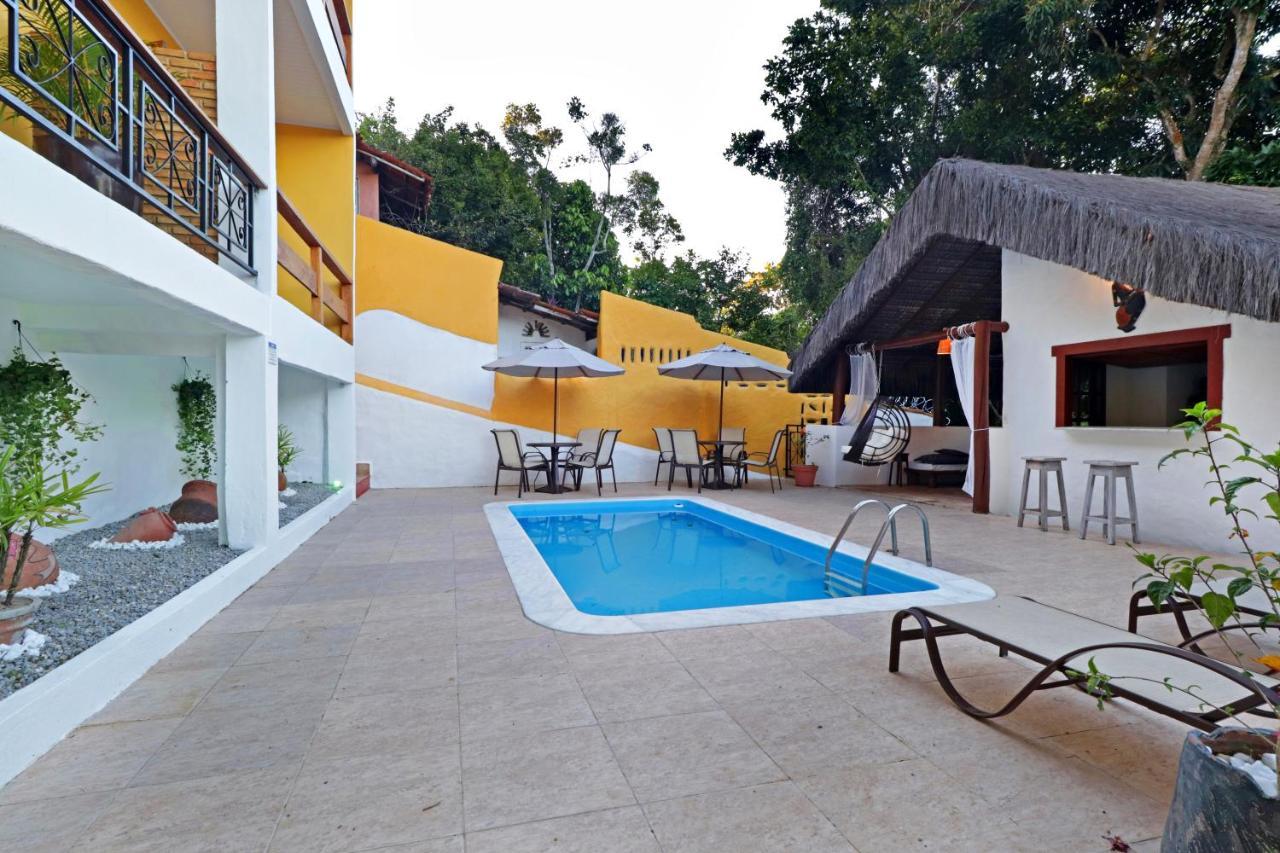 Pousada Arraial Colonial, Localizada No Centrinho E De Facil Acesso A Praia E A Rua Mucuge ปอร์โตเซกูโร ภายนอก รูปภาพ
